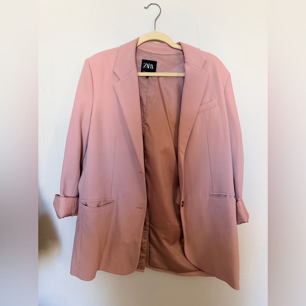 Pink blazer
